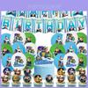 Buzz Lightyear Toy Story Birthday Party Decoration Set With Balloons Banner And Cake Toppers