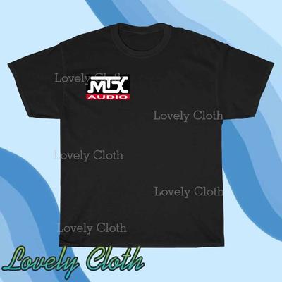 MTX Audio T-shirt da uomo con logo TEE Divertente Taglia americana dalla S alla 5XL T-shirt