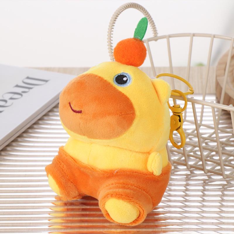 Capybara Plush Toy Keychain - Cute Pendant Claw Machine Doll Gift 10cm