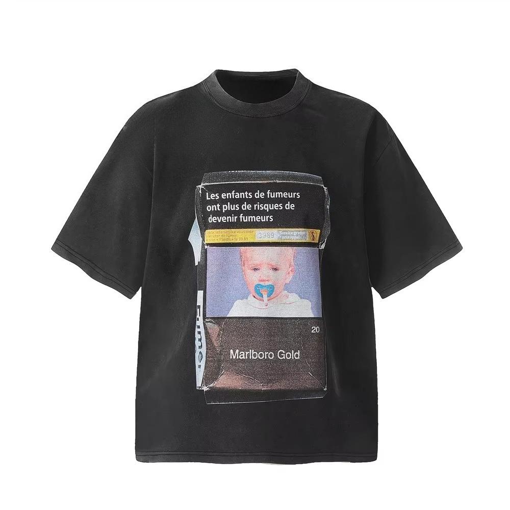 

Japanese Style Streetwear Fashion Printed Tee Loose Oversized Tops 100%Cotton Vintage T Shirt for Men 4XL