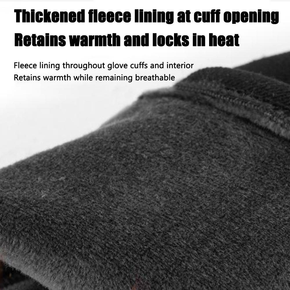 Winter Gloves for MenTouchscreen-Compatible Warm Water-Resistant Windproof Thermal Gloves for Driving Running Skiing and Riding