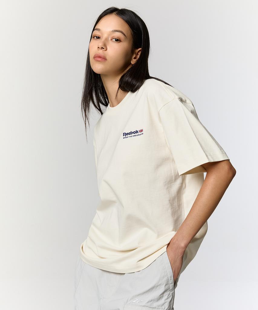 Reebok Union Jack T-Shirt - Ivory