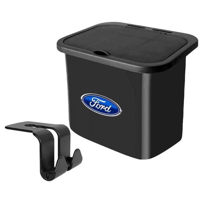 1 stk. Opphengbar søppelbøtte til bilseterygg Oppbevaringsboks Bakseteradorganisator For Ford Fiesta MK7 Mondeo MK4 ST Focus MK1 MK2 MK3 Focus 2 3 4