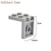 50PCS 2X2 Dots Figures Stand Base Plate Holder Wall Display DIY MOC Showcase Bracket Building Blocks Parts Number 3956 Kids Toys