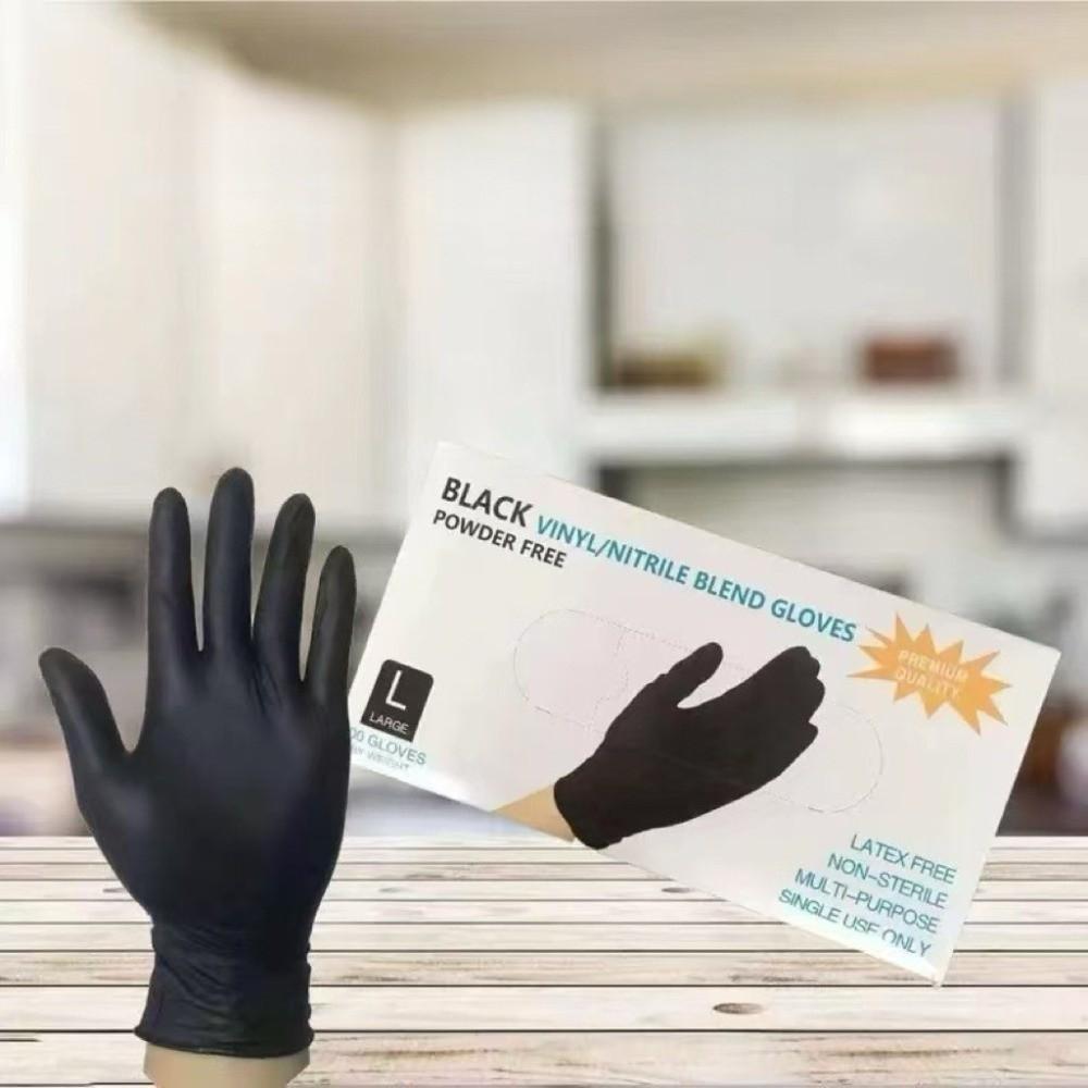 100pcs Nitrile Food Grade Gloves Multifunctional Clean Gloves Disposable Gloves  Barbecue Crayfish