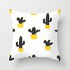 Home Supplies Cute Pastoral Cactus Print Pillow Cover Sofa Cushion Cover