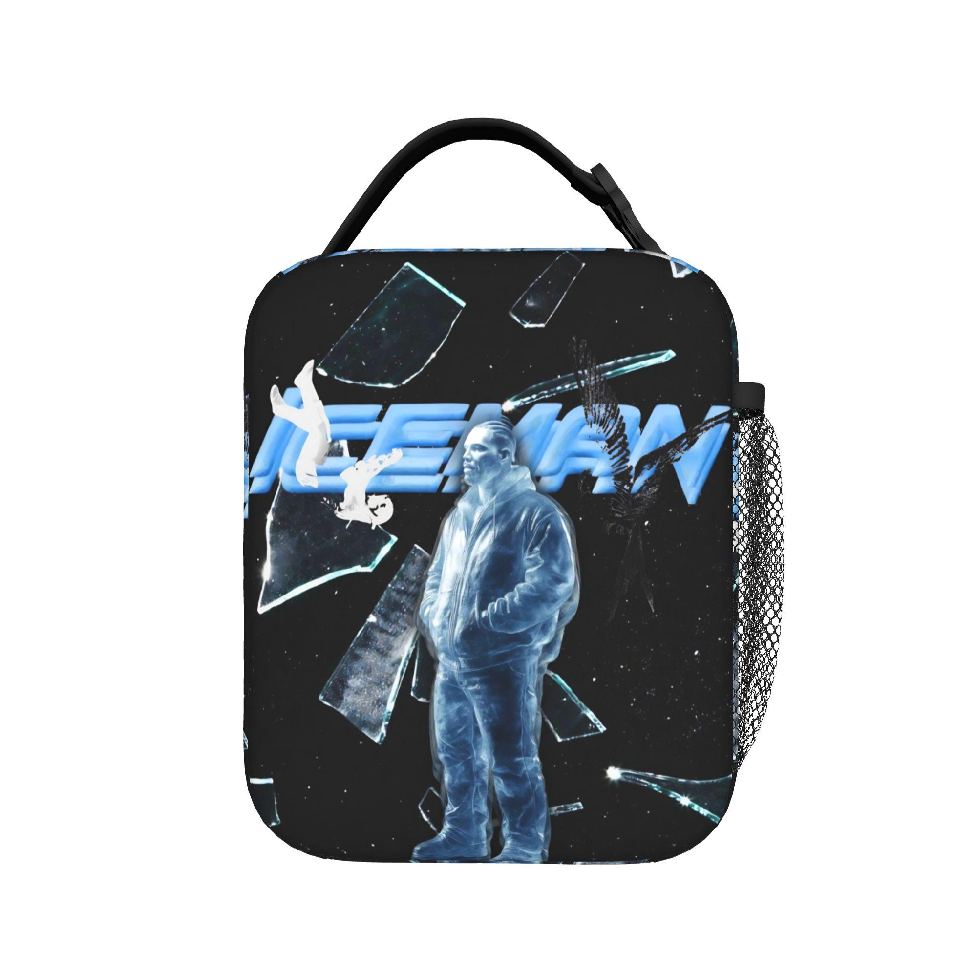 Drake Iceman Album 2026 Merch Insulated Lunch Bag For Work Food Container Reusable Cooler Thermal Lunch Box One Size