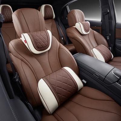 Napa Leather For BMW X1 X3 X5 X6 E46 E39 Headrest Car Pillow Car Neck Pillows Seat Cushion Support Seat Rest Cushion