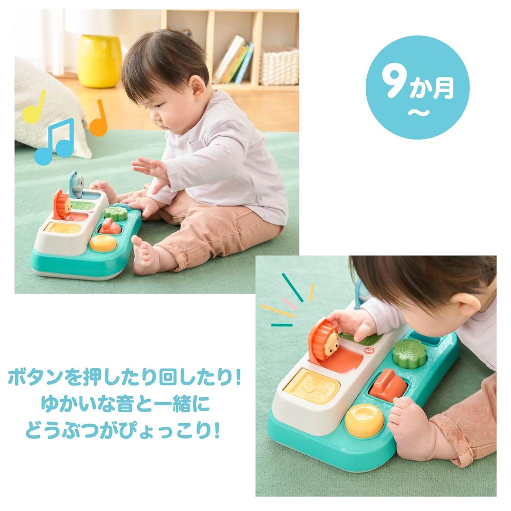 Mattel Develop Your Zoo Months and HRG14 Fisher-Price Senses! Button-Pop [9 Up]