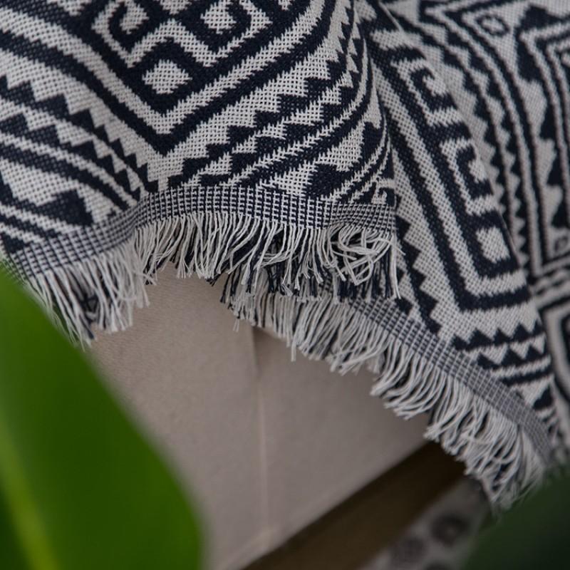 Cotton Woven Throw Blanket Sofa Couch Cover Dust Protector Decorative Home Textile