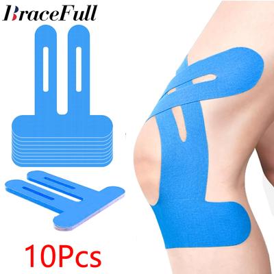 10Pcs Kinesiology Tape For Knees,Waterproof & Elastic,Breathable Knee Tape,Athletic Tape Provide Support & Stability For Running