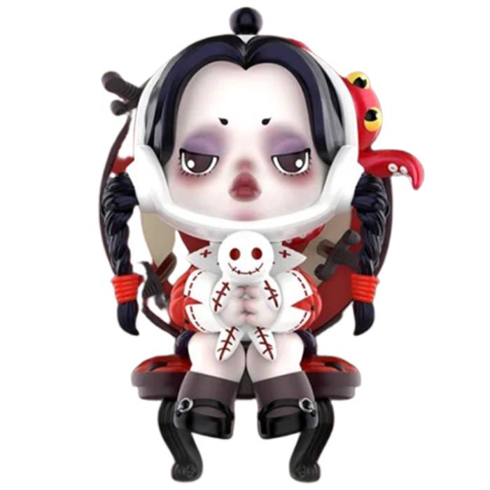POP MART SKULLPANDA The Adams Family Collection Cute Mystery Boxes, Single Mystery Box