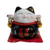 Ceramic Money Cat Bank – Black On Cushion