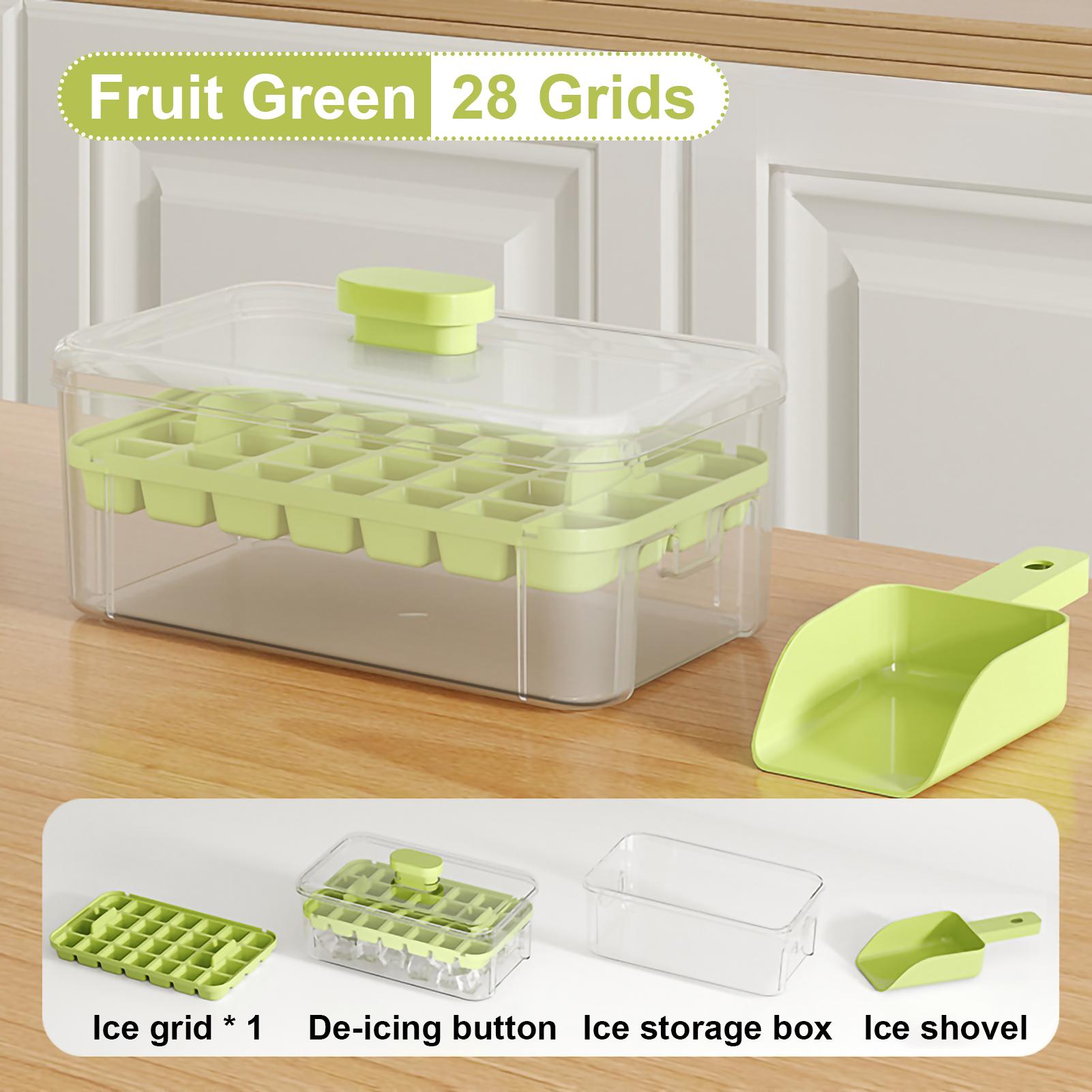 Ice Cube Tubs Household Ice Cube Artifact Large Capacity Ice Maker Press Refrigerator Homemade Food Grade Mold