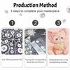 Disney 5D DIY Pearl Painting Kit, Cute Fox Holding Star Home Bedroom Wall Decor Crafts Handmade Gift