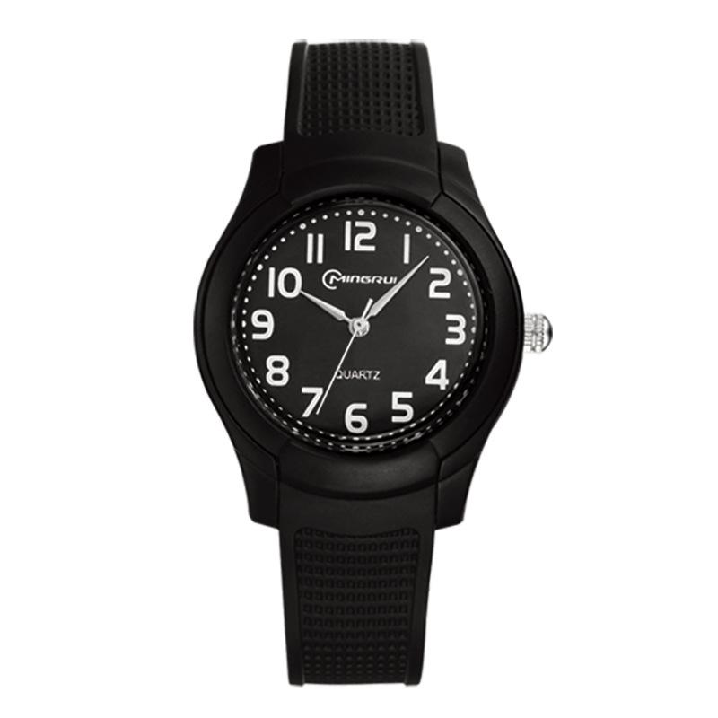 Children s Watch Fashion Sports Quartz Watch Pink Digital Waterproof Boys Girls Kids Teenagers Students Clock Watches чёрный