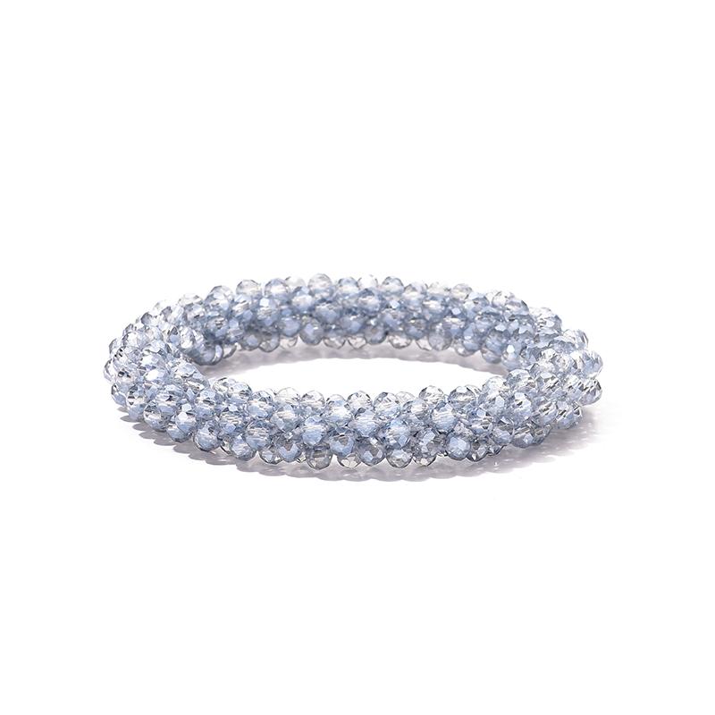 LOVBEAFAS Boho Elastic Bracelets & Bangles For Women Vintage Stretch Bohemian Femme Crystal Glass Beads Bracelets Party Zircon