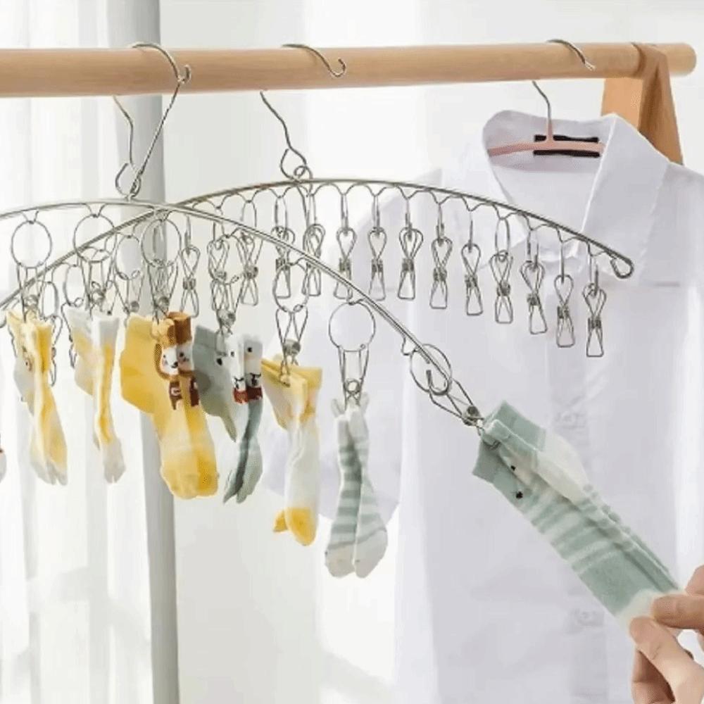 No Deformation Windproof Drying Rack Strong Support Clothes Drying Hanger  Home Drying