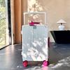 Silent Universal Skate Wheel Suitcase - 20" Boarding Password Box & 24" Trolley Case for Women