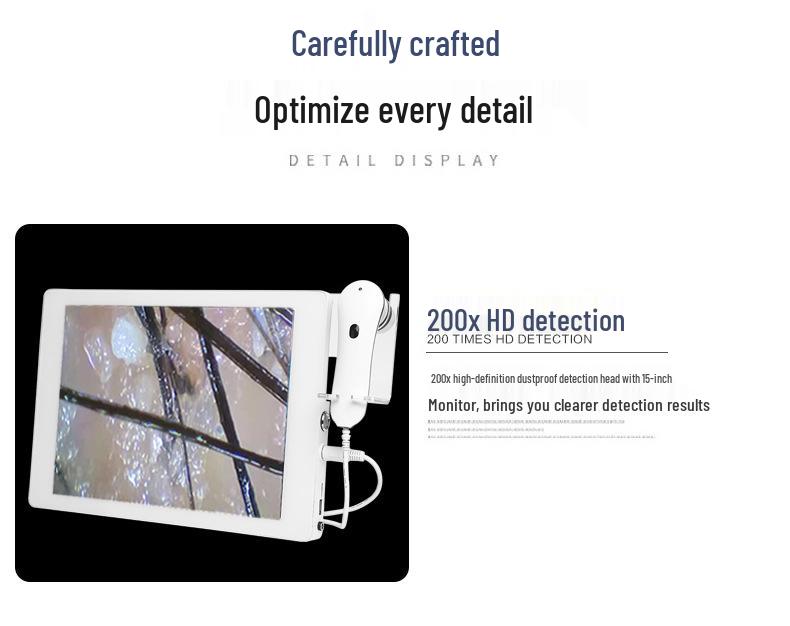 High-Definition Smart Scalp & Skin Detector with Hair Follicle Analysis