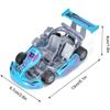 1/32 Scale Kid Model Car Toy, Baby Children Alloy Pull Back Racing Go-Kart Mini Car Vehicles Toys for Toddlers Boys Girls Christmas, New Year Gifts