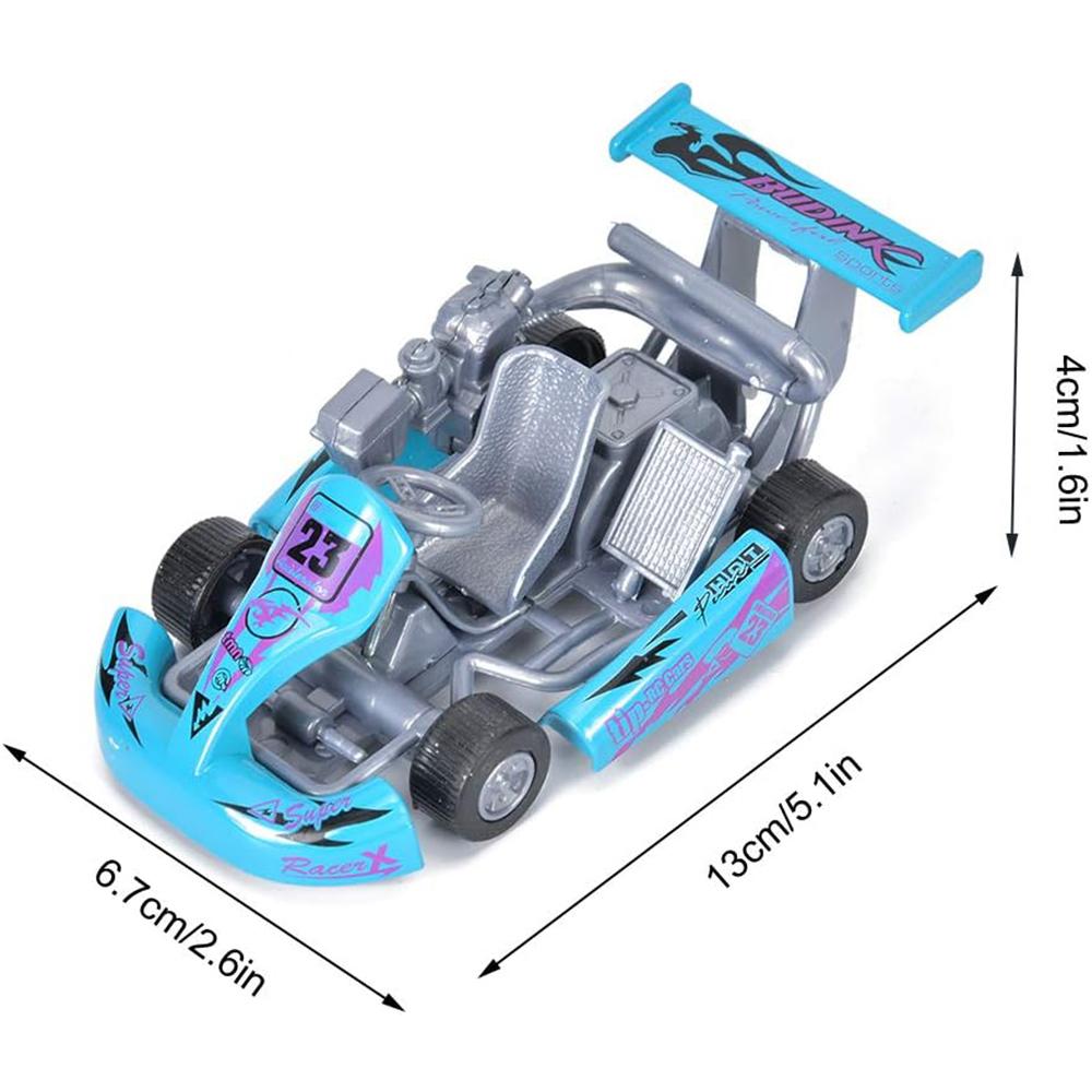 1/32 Scale Kid Model Car Toy, Baby Children Alloy Pull Back Racing Go-Kart Mini Car Vehicles Toys for Toddlers Boys Girls Christmas, New Year Gifts