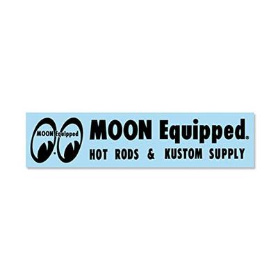 MOONEYES Decal Type MOON Equipped Logo Black