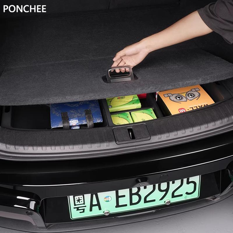 For Xiaomi YU7 2025-2026 Trunk Storage Box Lower Vehicle Multi-function Hidden Storage Box Automobile Modification Supplies