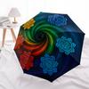 Chakra Balance Mandala Wall Art: Vibrant Energy Wheel Decor for Home or OfficeUmbrella, Portable 3-Fold Compact Umbrella for Men & Women Gift