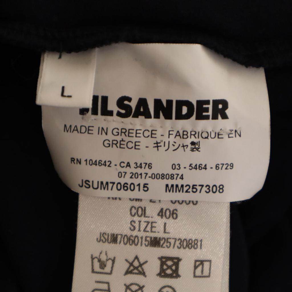 JIL SANDER Made in greece Short sleeve Polo shirt L Navy Men's Used