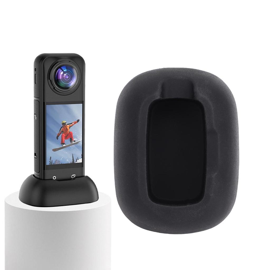 Desktop Stand Fit for Insta360 X5 Action Camera Silicone Anti Slip Vertical Desktop Action Camera Mount Stand Base