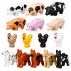 MOC Zoo Farm Animal Building Blocks Owl Lizard Octopus Squirrel Pig Dog Chicken Cat Pigeon Mouse Wolf Rabbit Mini DIY Brick K060