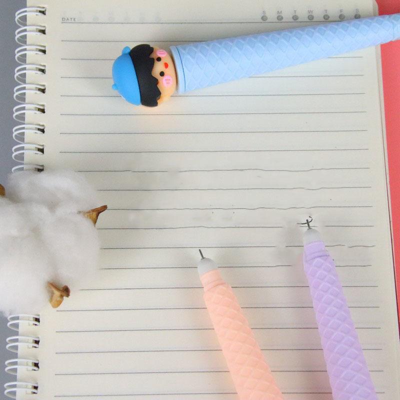 1 Piece Cute Gel Pen Creative Ice Cream Lovely Cartoon Gel Pen Office School Stationery Supplies