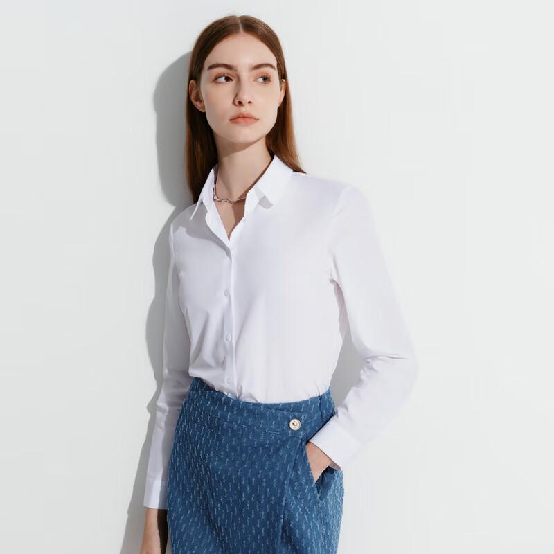 G2000 Women s Peter Pan Collar Long Sleeve Commuter Shirt 42