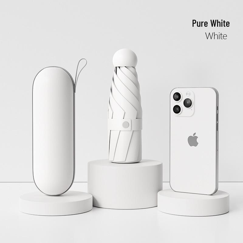 Women's Mini Pocket Folding Umbrella - High-End Sunscreen & Sunshade, Rain or Shine