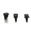 3Pcs Set Radio Volume Adjust Control Button Knob Replacement for C Class 2007 To 2009(Matte Black )