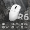 Podłączenie myszy do gier ATTACK R6 Czujnik PAW3950MAX 8000 Hz Układ Nordic52840 Wyposażona w ergonomiczny odbiornik 8K W zestawie instrukcja w języku japońskim Mac OS Linux