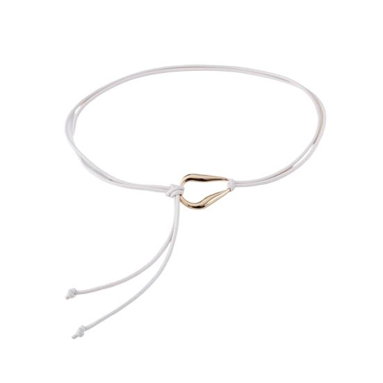 Women Belt Imitation Leather Adjustable Waist Cinching Belt Minimalist Design Dresses Shirts Jumpers Casual Waistband