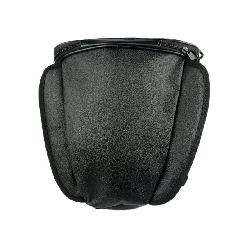 Schwarzes Leder, wasserdichte Motorrad-Hecktasche, Gepäck, Satteltasche, wasserdichte Tanktasche, Motocross-Motorrad-Umhängetasche