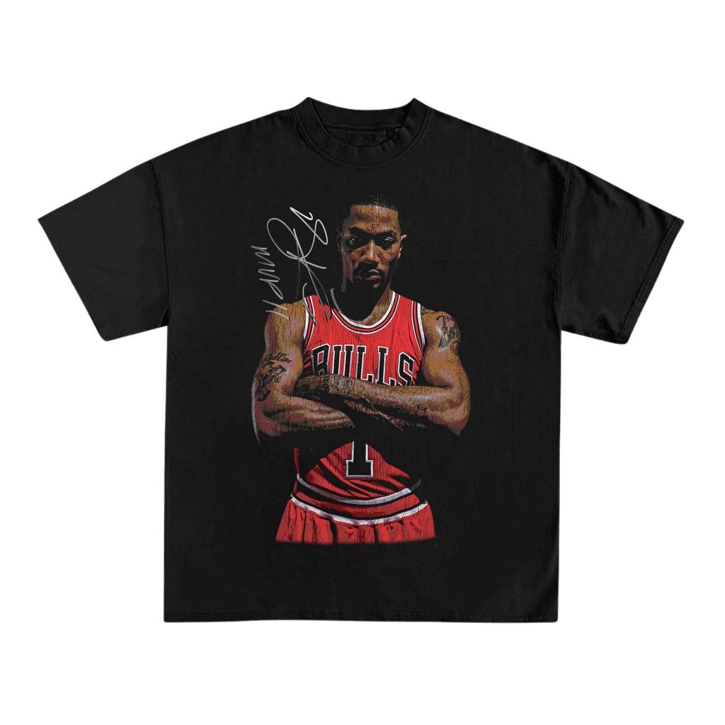 Derrick Rose T-Shirt - Basketball T-Shirt - Sportbekleidung - Basketball-Legende - Vintage T-Shirt