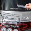 RAT2 1set Car Badge Sticker Car Decoration Decal For Mercedes Benz W204 W124 W201 W202 W212 W220 W205 GLA CLA Car Accessories gadgets