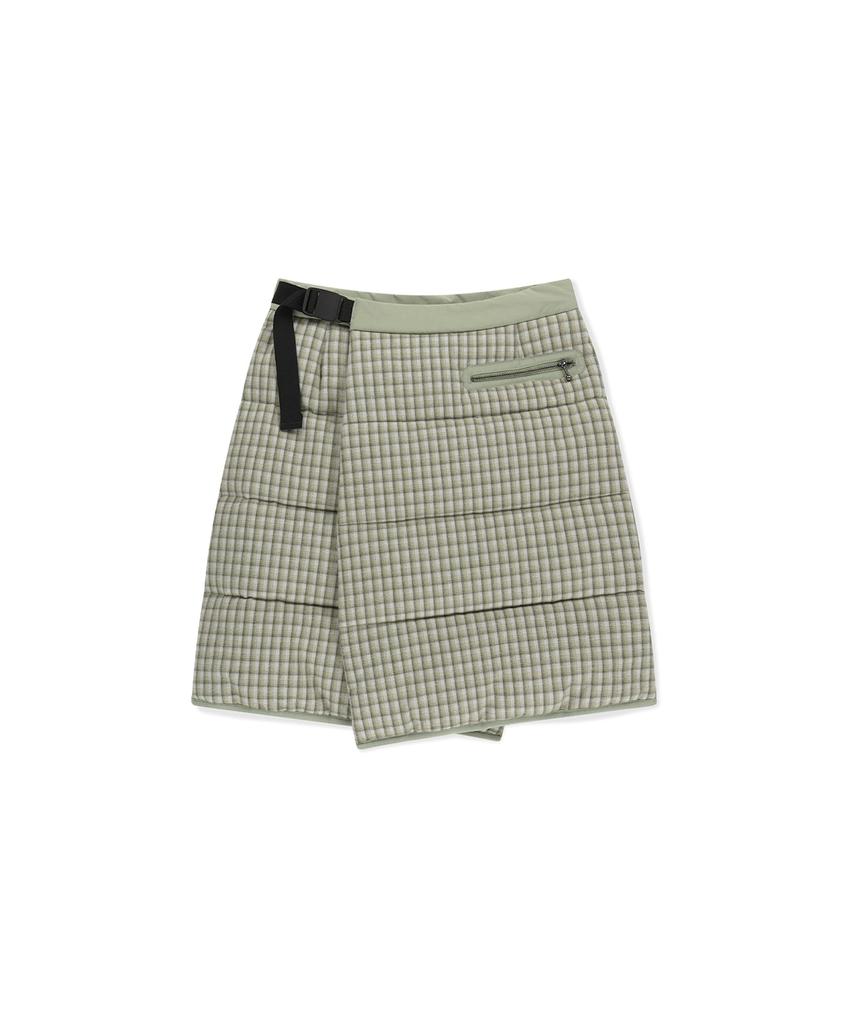 Sseonleobeutueo Flannel Insulated Lap Skirt Mint