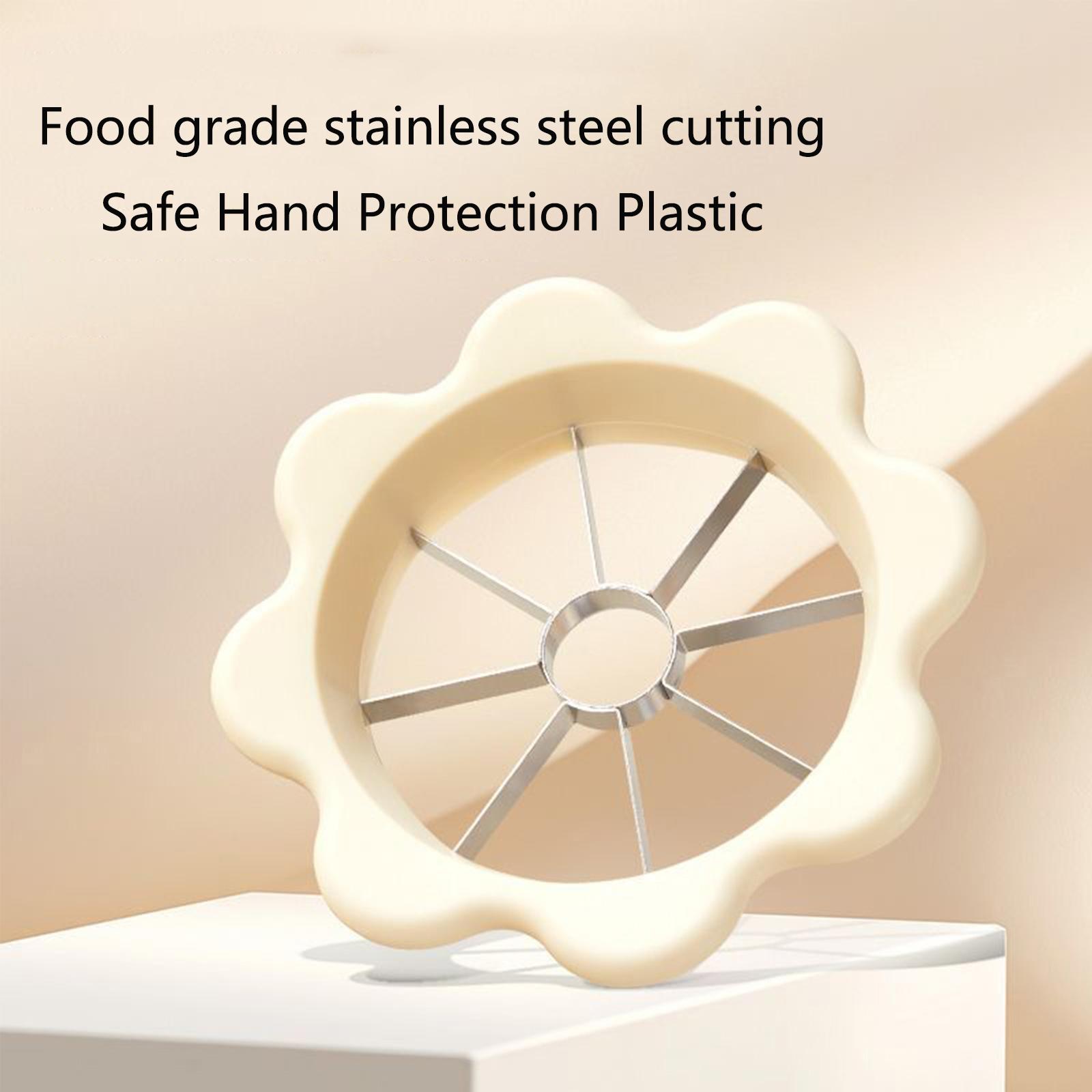 

1/8 яблокорезка из нержавеющей стали, разделитель фруктов, удалитель сердцевины фруктов, бытовой кухонный инструмент для фруктов, подходит для удобного ежедневного использования