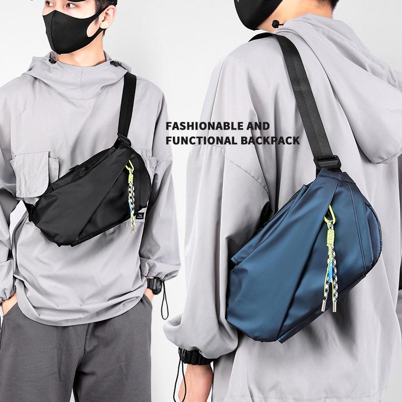 Men's Casual Commuter Crossbody Bag - Chest, Messenger, Cycling, Motorcycle & Sports Backpack