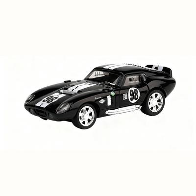 1/32 Ford Shelby Coupe Alloy Track Sports Car Model Diecast Metal Classic Racing Vehicles Car Model Sound and Light Children Toy Gift