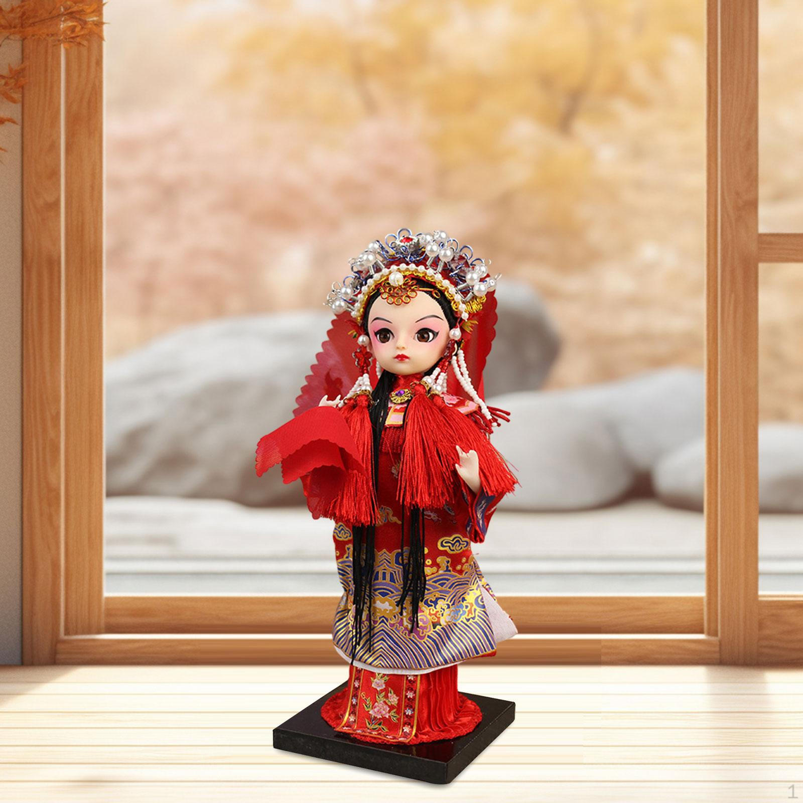 

Китайская кукла, статуя Пекинской оперы, скульптура, настольный орнамент, традиционная статуэтка для спальни Bride