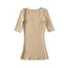 Elegant Lace Patchwork 5-Sleeve V-Neck Slimming Top - Spring/Summer 2026