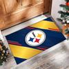 Pittsburgh Steelers Kristall Samt Teppich Weich Anti?Rutschfeste Fußmatte Bequemer Wohnzimmer Schlafzimmer Dekor Teppich
