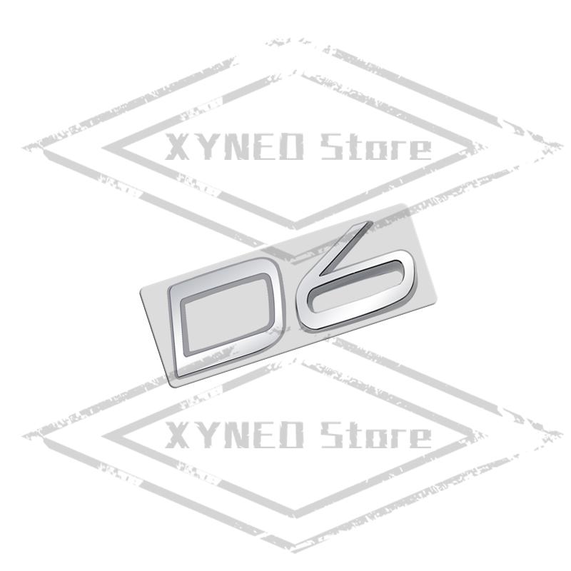 

Car Sticker Metal For Volvo V40 V60 V70 XC40 XC60 XC90 XC70 S60 S90 D2 D3 D4 D5 D6 D7 D8 AWD Bright Silver Emblem Trunk Decal