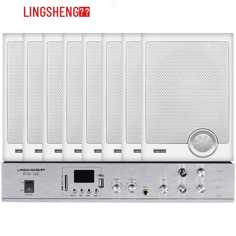 Lingsheng WS-570 Wall-Mounted Classroom PA System CN Plug (adapter Included)